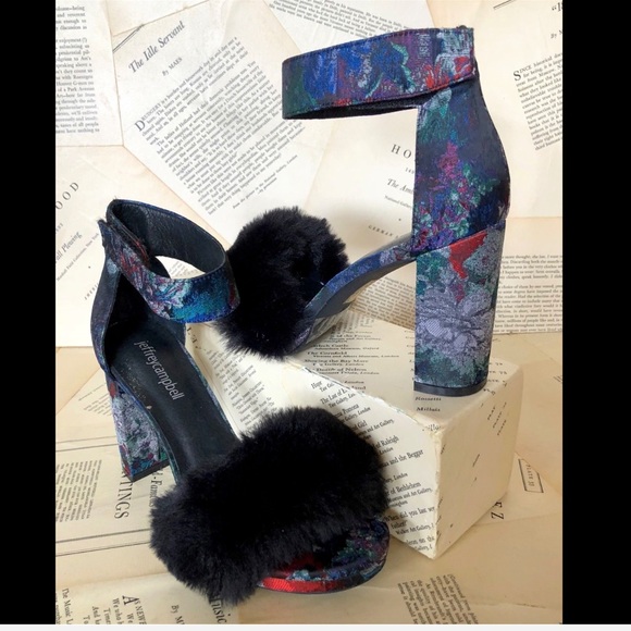jeffrey campbell fur heels